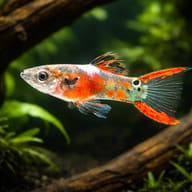 Endler Guppy male red rainbow LT — representative image - view 1