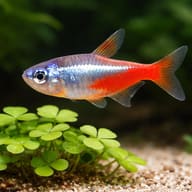 Diamond Neon Tetra (Paracheirodon innesi) among foreground aquarium plants — representative image - view 4
