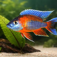 Eureca Peacock Cichlid — close view showing fin and scale detail — representative image - view 4