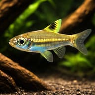 Green eye rasbora (Rasbora dorsiocellata) — representative image - view 1