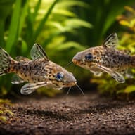 False Upside-Down Catfish — pair in a planted aquarium — representative image - view 2