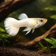 Guppy male golden yellow — Fancy Guppy — representative image - view 1