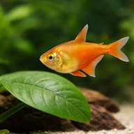 Flame Tetra — Fire Tetra — South American Tetra — close view showing fin and scale detail — representative image - view 4