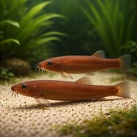 Brown Kuhli Loaches in a planted sand-bottom aquarium — representative image - view 2