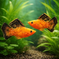 Gold Molly (Poecilia sphenops) - view 2