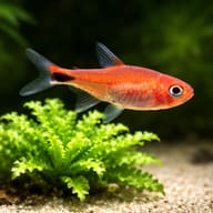 Axelrodia riesei — freshwater tropical fish UK — South American Tetra — close view showing fin and scale detail - view 4