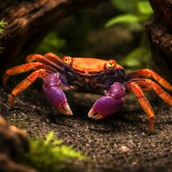 Geosesarma sp. red carnaval — representative image - view 1