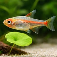 Glowlight Tetra close view showing fin and scale detail — representative image - view 4