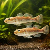 Gobius viridipunctatus 4 — pair in a planted aquarium — representative image - view 2