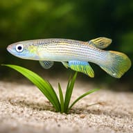 Golden-Tailed Rivulus — close view showing fin and scale detail — representative image - view 4