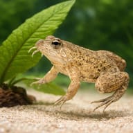 Green puddle frog — close view showing fin and scale detail — representative image - view 4