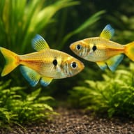 Griem's Tetra — pair in a planted aquarium — representative image - view 2