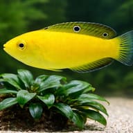 Canary wrasse - Marine Aquarium Livestock — Halichoeres Chrysus - Vibrant Wrasse for UK Aquariums - view 4