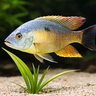 Haplochromis likoma 3 — close view showing fin and scale detail — representative image - view 4