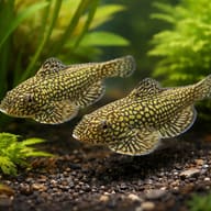 Sewellia lineolata pair in a planted aquarium — representative image - view 2