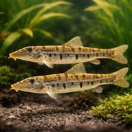 Horseface loach — pair in a planted aquarium — representative image - view 2