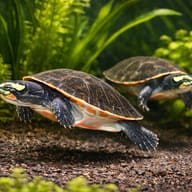 L014 Scobiancistrus aureatus 4 — pair in a planted aquarium — representative image - view 2
