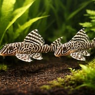 L066 King Tiger Pleco (Hypancistrus sp.) in a planted aquarium setting — representative image - view 2