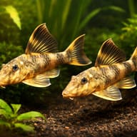 L103 Peckoltia sp. 4 — pair in a planted aquarium — representative image - view 2