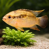 Laetacara thaeri 4 — close view showing fin and scale detail — representative image - view 4