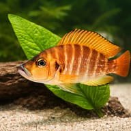Lamprologus comp. kigoma 4 — close view showing fin and scale detail — representative image - view 4