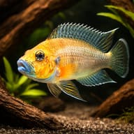 Lamprologus comp. mabilibili orange 3 — representative image - view 1