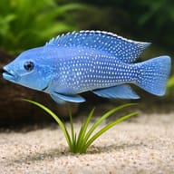 Lamprologus congoensis 3,5 — close view showing fin and scale detail — representative image - view 4