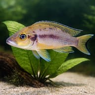 Lamprologus furcifer 4 — close view showing fin and scale detail — representative image - view 4