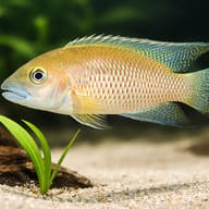Lamprologus mondabu 5 — close view showing fin and scale detail — representative image - view 4