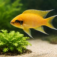 Lamprologus pulcher 4 - 5 — close view showing fin and scale detail — representative image - view 4