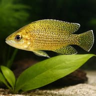 Lamprologus toae 4 - 5 — close view showing fin and scale detail — representative image - view 4