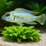 Lemaire's Lamprologus — close view showing fin and scale detail — representative image - view 4