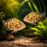 Linn's Haplochromis juvenile group in spacious hard-water Malawi setup — representative image - view 2