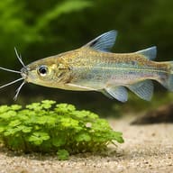 Long whiskers catfish (Mystus gulio) — close view showing fin and scale detail — representative image - view 4