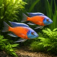 Malawi Medium (Malawi cichlid mixed) - Cichlid Fish — pair in a planted aquarium — representative image - view 2
