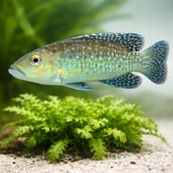 Marbled Lamprologus — close view showing fin and scale detail — representative image - view 4