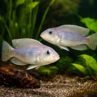 Meeli Shelldweller pair behaviour in a shell-dweller aquarium (Lamprologus meeli) — representative image - view 2