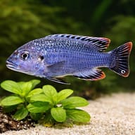 Melanochromis dialeptos 4 — close view showing fin and scale detail — representative image - view 4