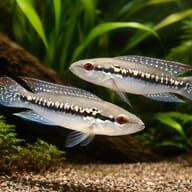 Menezesi's Pike Cichlid (Crenicichla menezesi) - pair view — representative image - view 2