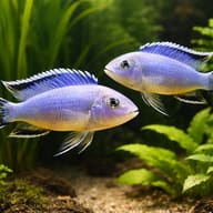 Mikrochromis zebroides 4 — pair in a planted aquarium — representative image - view 2