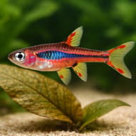 Mosquito Rasbora brigittae) close view showing fin and scale detail — representative image - view 4