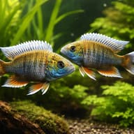 New Blue Orchid — pair in a planted aquarium — representative image - view 2