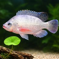 Nile tilapia (Tilapia nilotica) — close view showing fin and scale detail — representative image - view 4