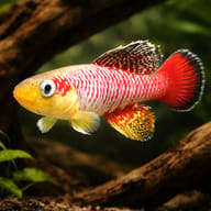 Male-form representative of Gunther's Nothobranch (Nothobranchius guentheri); not the exact fish supplied - view 1