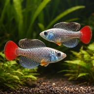 Two-fish Somalia Nothobranch scene; not a pair or sale-unit guarantee - view 2