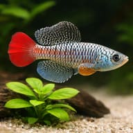 Male-type Somalia Nothobranch planted reference; not a verified stock photograph - view 4