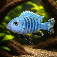 Nyasa Blue Cichlid, Zebra M — representative image - view 1
