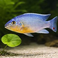 Orange Petrotilapia — close view showing fin and scale detail — representative image - view 4