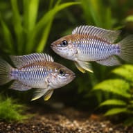 Pebas Dwarf Cichlid (Apistogramma cf. ortegai Pebas) - pair view — representative image - view 2