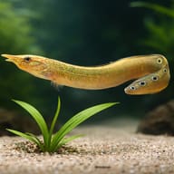 Peacock eel — close view showing fin and scale detail — representative image - view 4